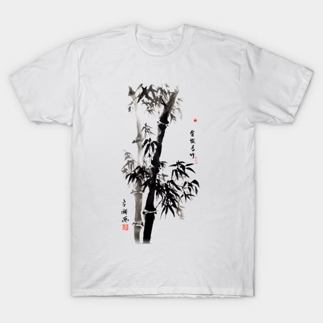 Bamboo T-Shirt by Huluhua